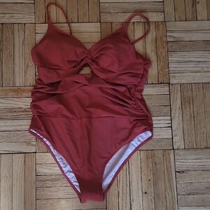 Cupshe Burnt Orange One-Piece Swimsuit